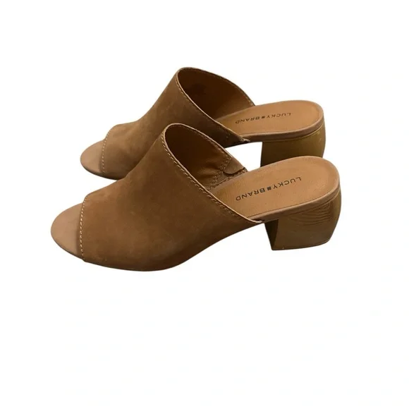 Lucky Brand Women's Brown Mules - Picture 3 of 7